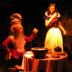 Snow-White and the seven dwarfs at the wax figure museum at Tivoli