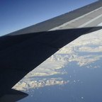 Greenland from a jet