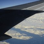 Greenland from a jet