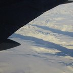 Greenland from a jet