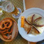 Typical Bavarian snack(Brotzeit)