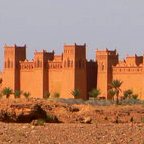 Houses look like build with sand molds