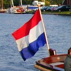 Dutch Flag and not the French one like many think