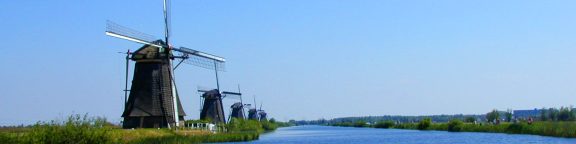 Windmill in Kinderdijk
